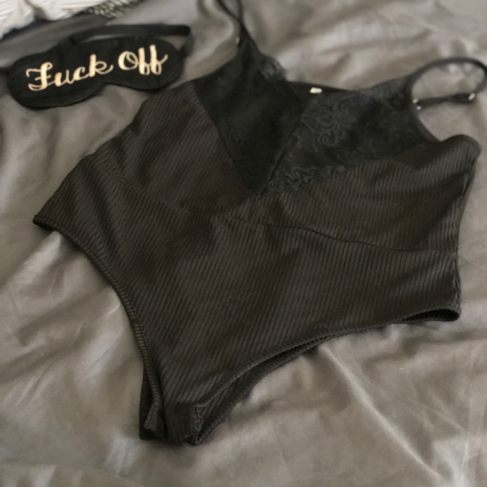 Rubber Lace Bodysuit